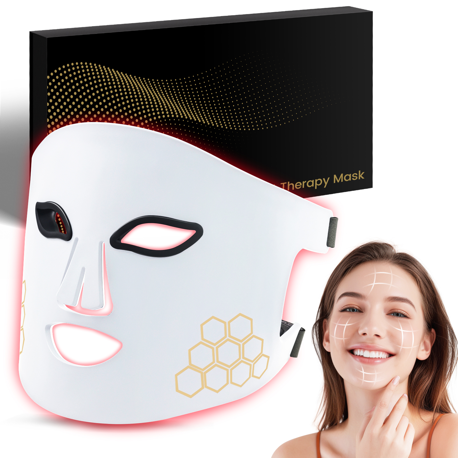 Galvanic Skin Sensor - Hello Face LED Face Mask Light