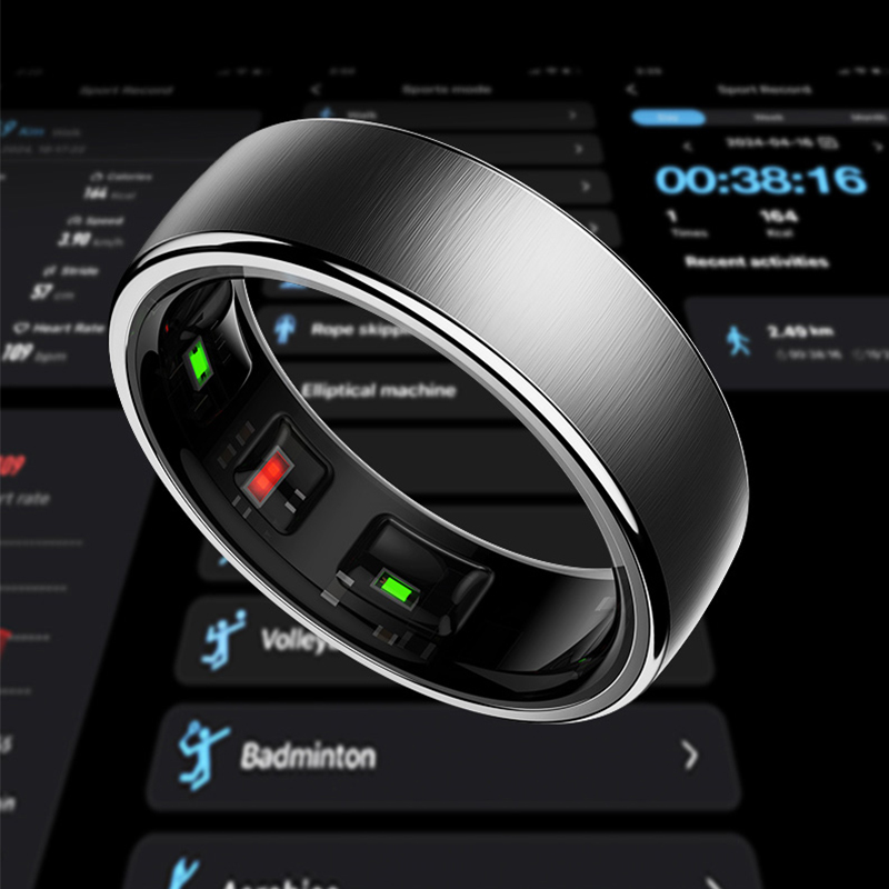 Temperature Ring Skin - Smart Ring Men Women with Charging