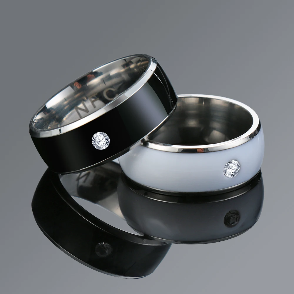 Smart Ring Nfc Pay - NFC Smart Ring Stainless Steel Multifunctional