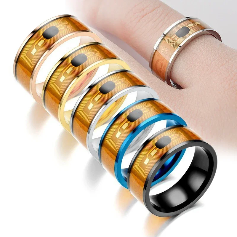 Smart Ring Nfc Pay - Luxury NFC Stainless Steel Phone Chip