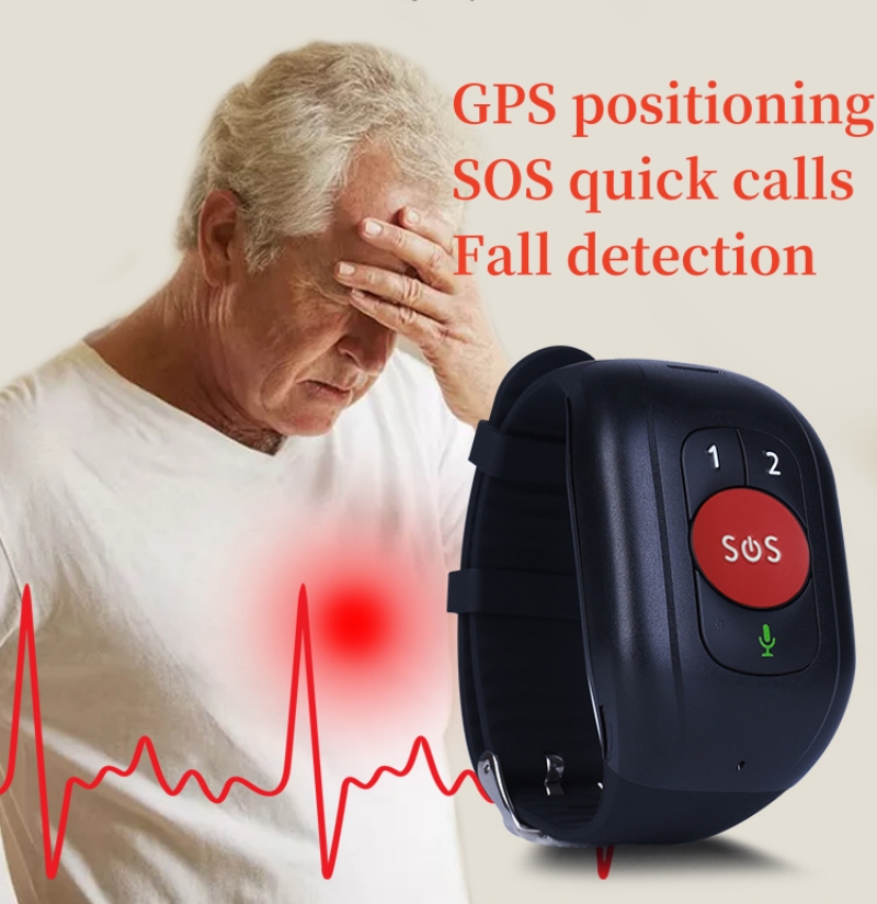Fall Detection Watch - Elderly Watch For Seniors GPS Positioning