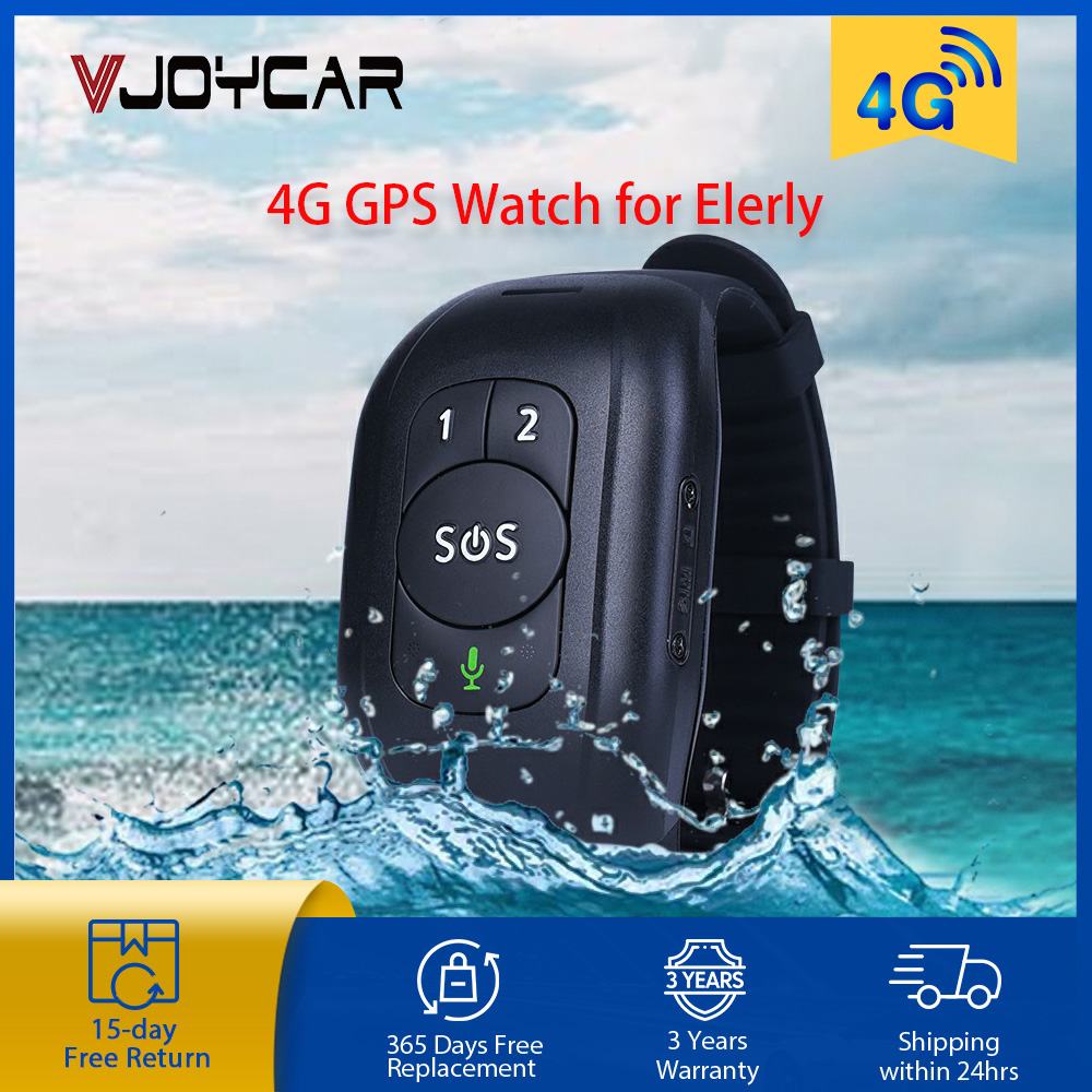 Fall Detection Watch - Vjoycar New Smart GPS Bracelet Elderly