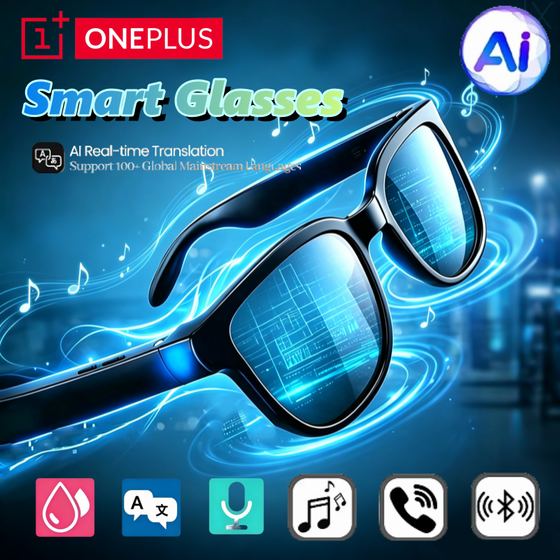 Smart Glasses Lens - OnePlus AI Smart Wireless Glasses Bluetooth
