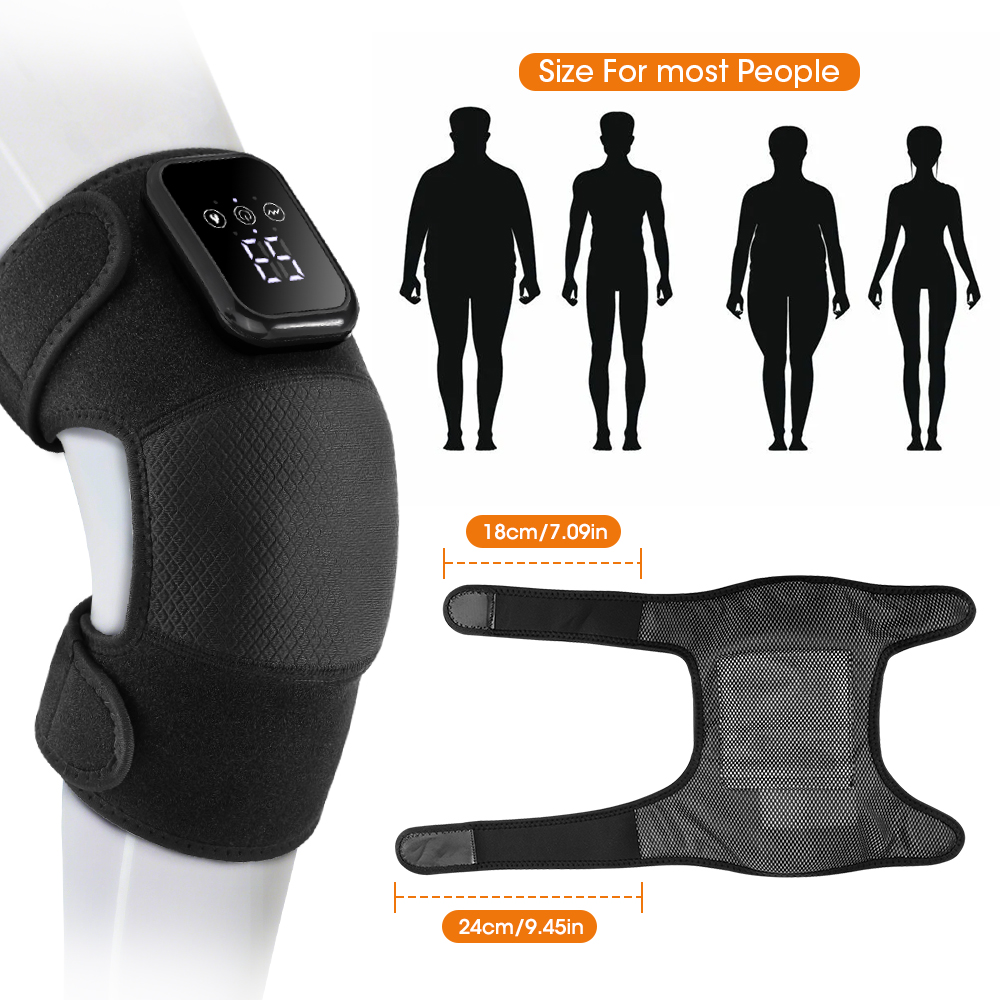 Smart Knee Wrap - Smart Vibration Massage Knee Pad Heating