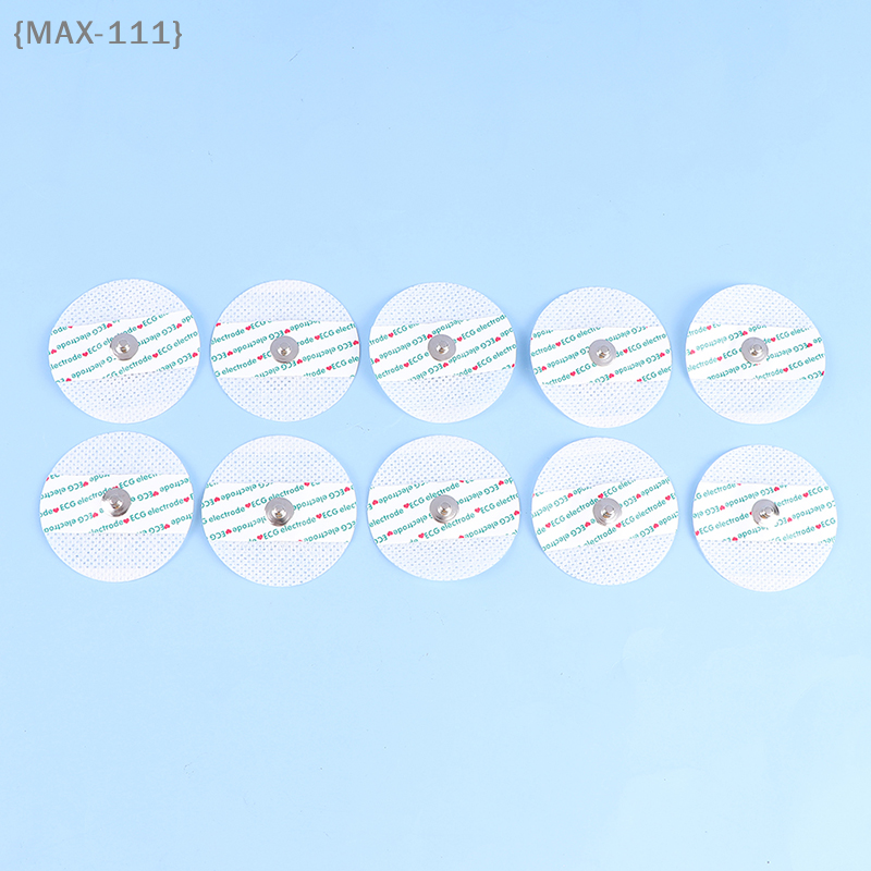 Ecg Patch Monitor - 【F2-MAX111】10Pcs Disposable Non-Woven ECG Electrode Pads