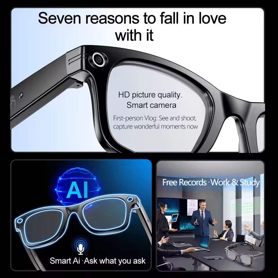 Smart Glasses Lens - Xiaomi 800W Camera AI Glasses Color-Changing
