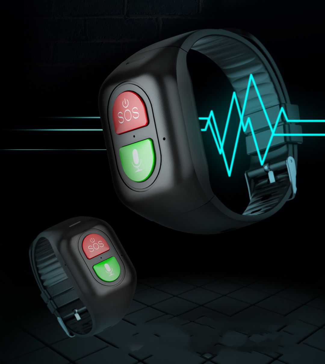 Fall Detection Watch - Elderly Smart Watch 4G Sim Card