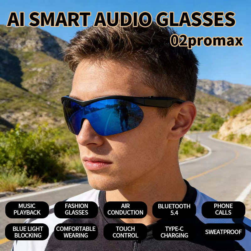 Smart Glasses Lens - Smart Bluetooth Glasses 02pro Max: Bluetooth