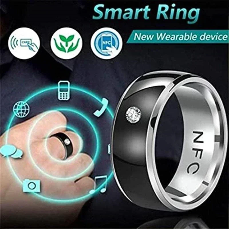 Smart Ring Nfc Pay - Smart Ring Wearable Technology Waterproof Unisex
