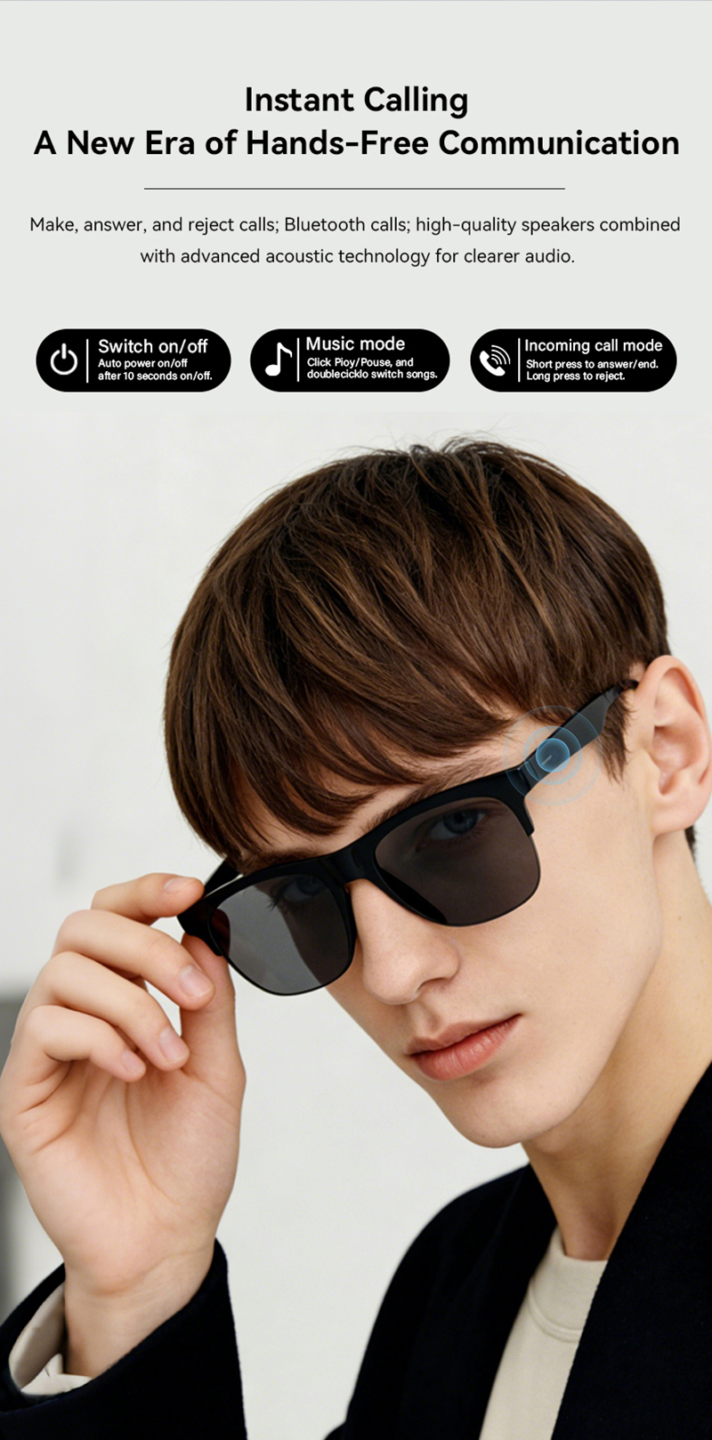 2026 New Remote Control Touch  - Smart Glasses Lens review and price