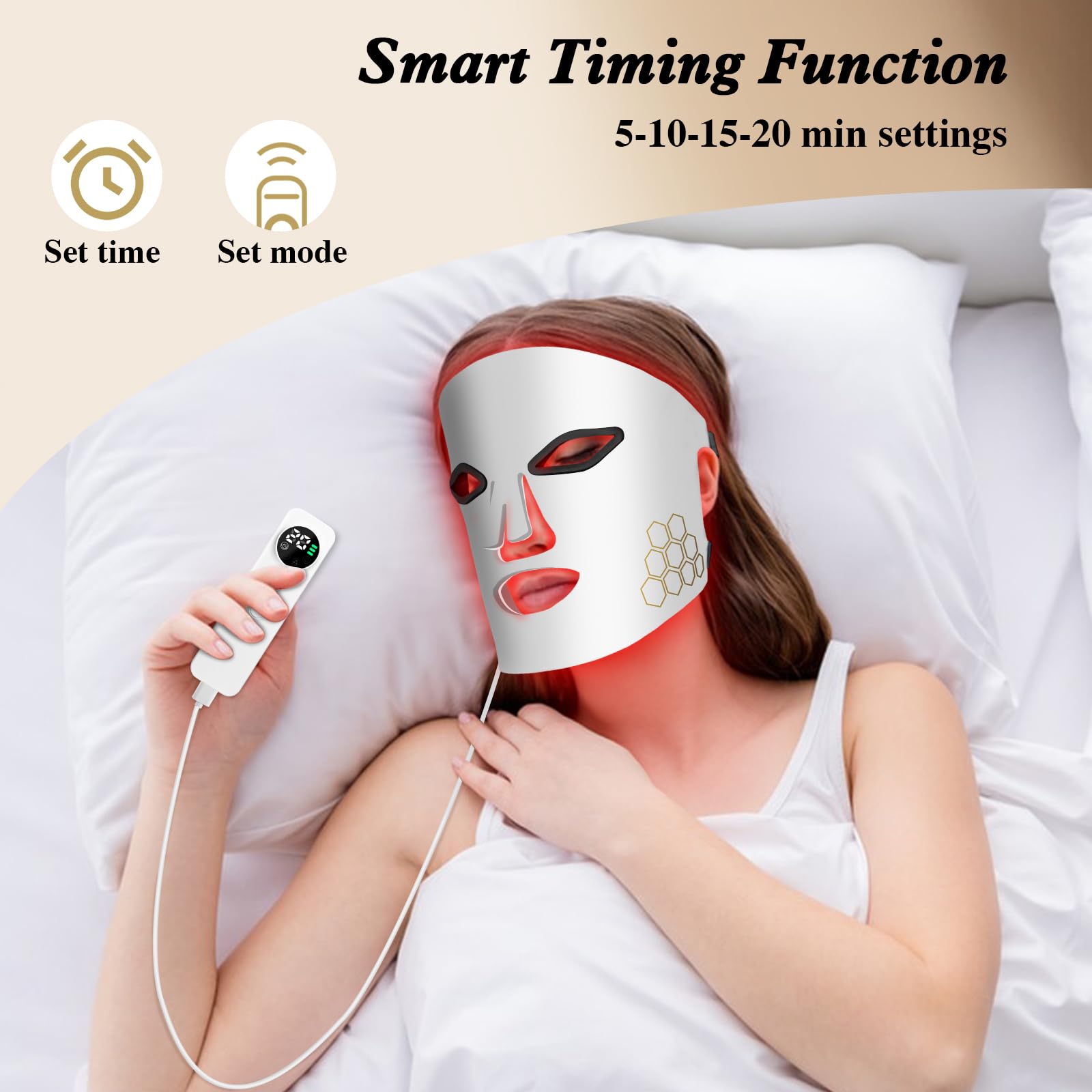 Hello Face LED Face Mask Light - Galvanic Skin Sensor review and price