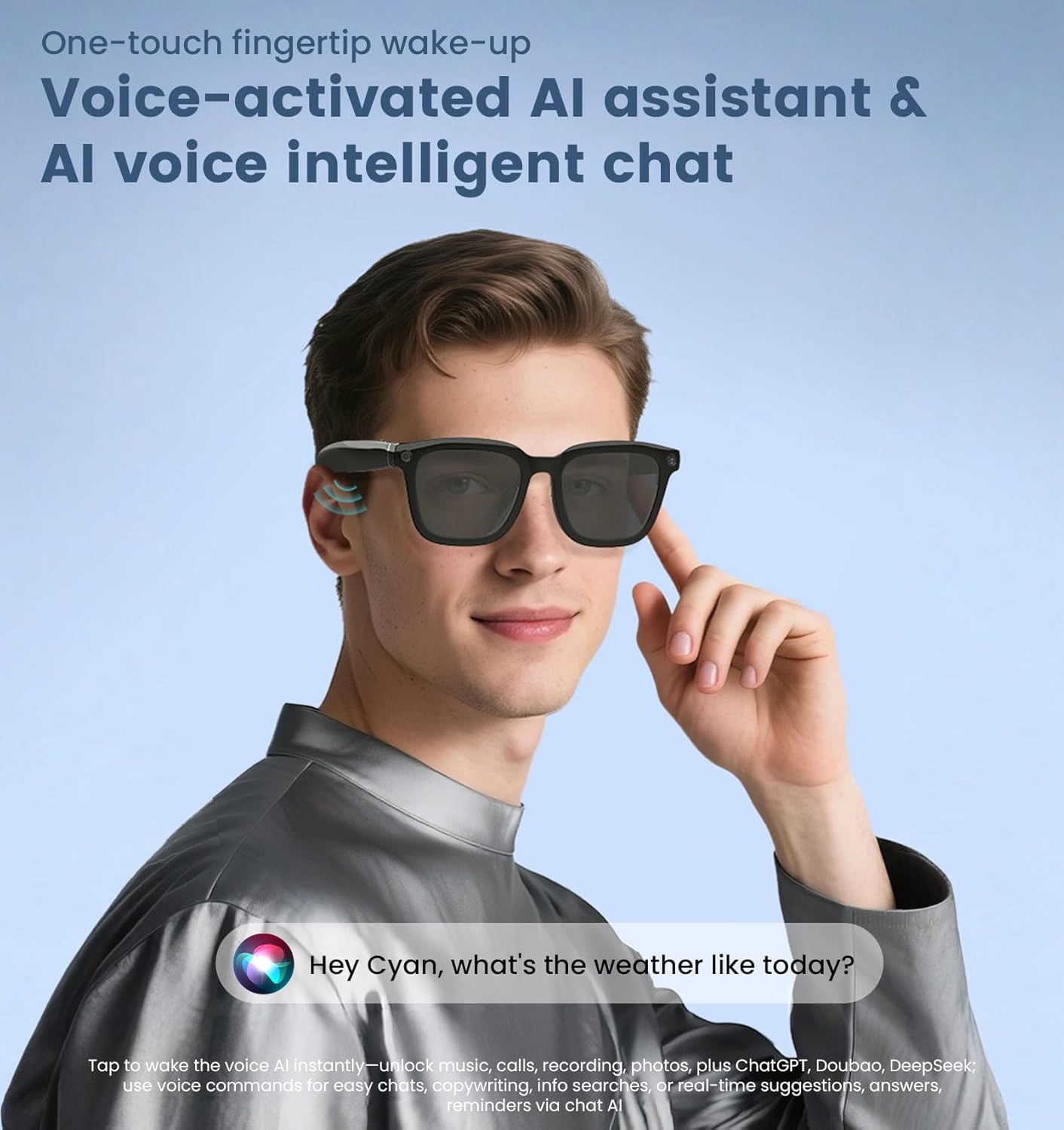 AI Smart Camera Glasses 1080P  - Smart Glasses Lens review and price
