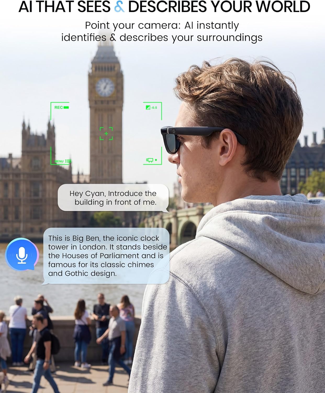 HD Camera Bluetooth Smart Glas - Smart Glasses Lens review and price