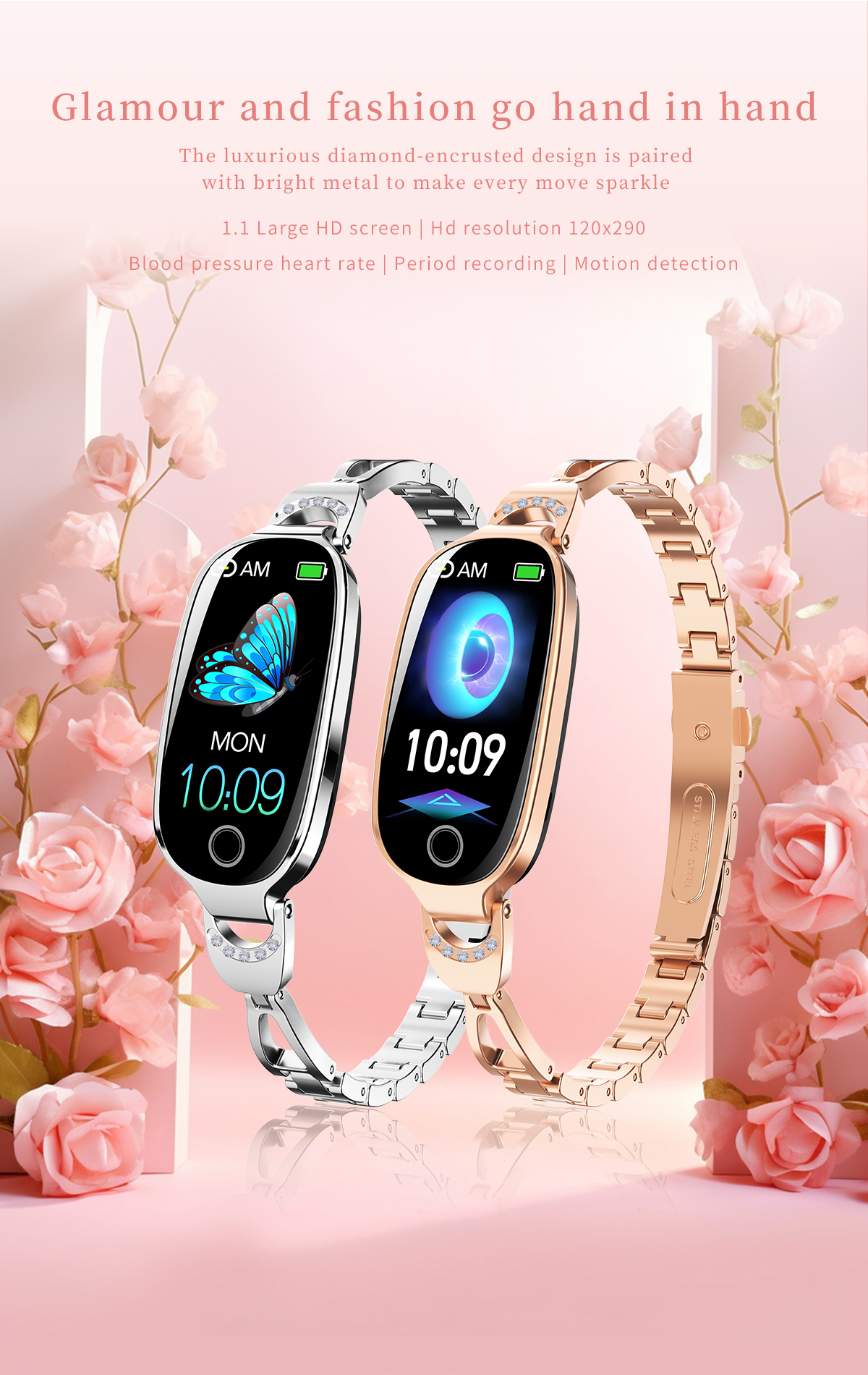 F81 Girl Heart Rate Waterproof - Breath Rate Monitor review and price