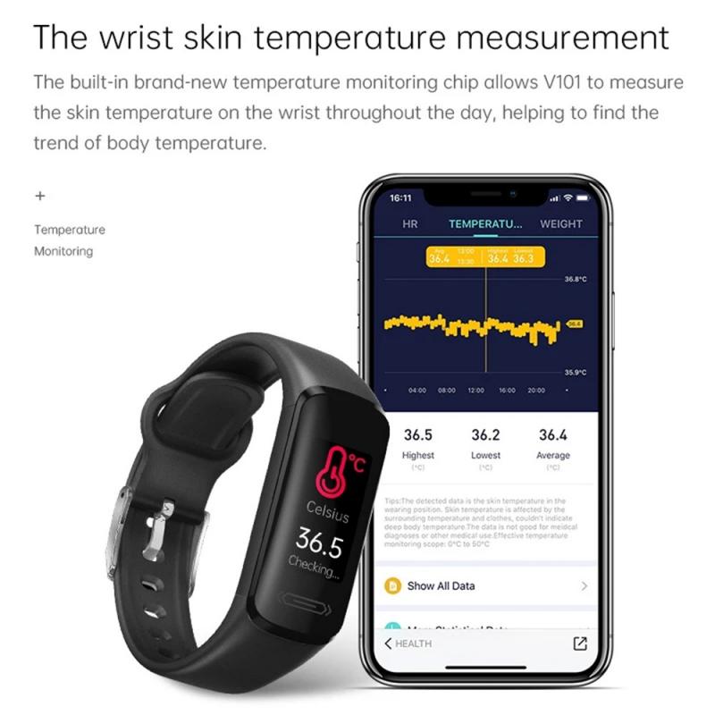 Smart Watch The V101 Real-time - Breath Rate Monitor review and price