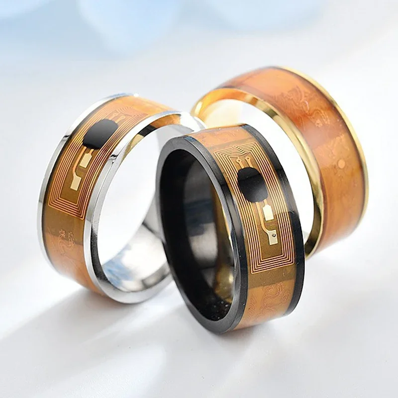 Luxury NFC Stainless Steel Pho - Smart Ring Nfc Pay review and price
