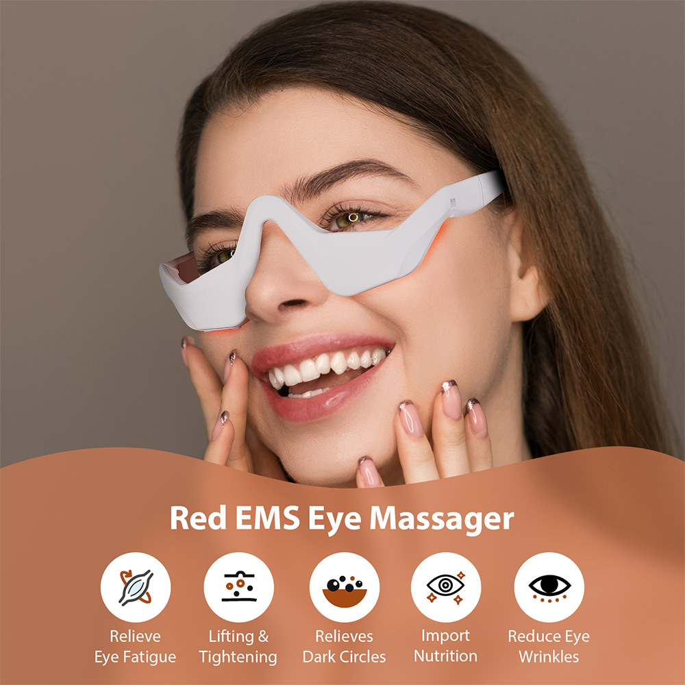 Eye Massager Under Eye Red Lig - Light Therapy Glasses review and price