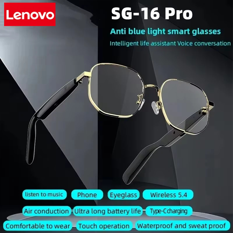 Lenovo New SG-16 Pro Smart Aud - Smart Glasses Lens review and price