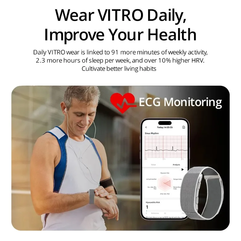 Men Smart Watch ECG Health Blo - Fall Detection Watch review and price