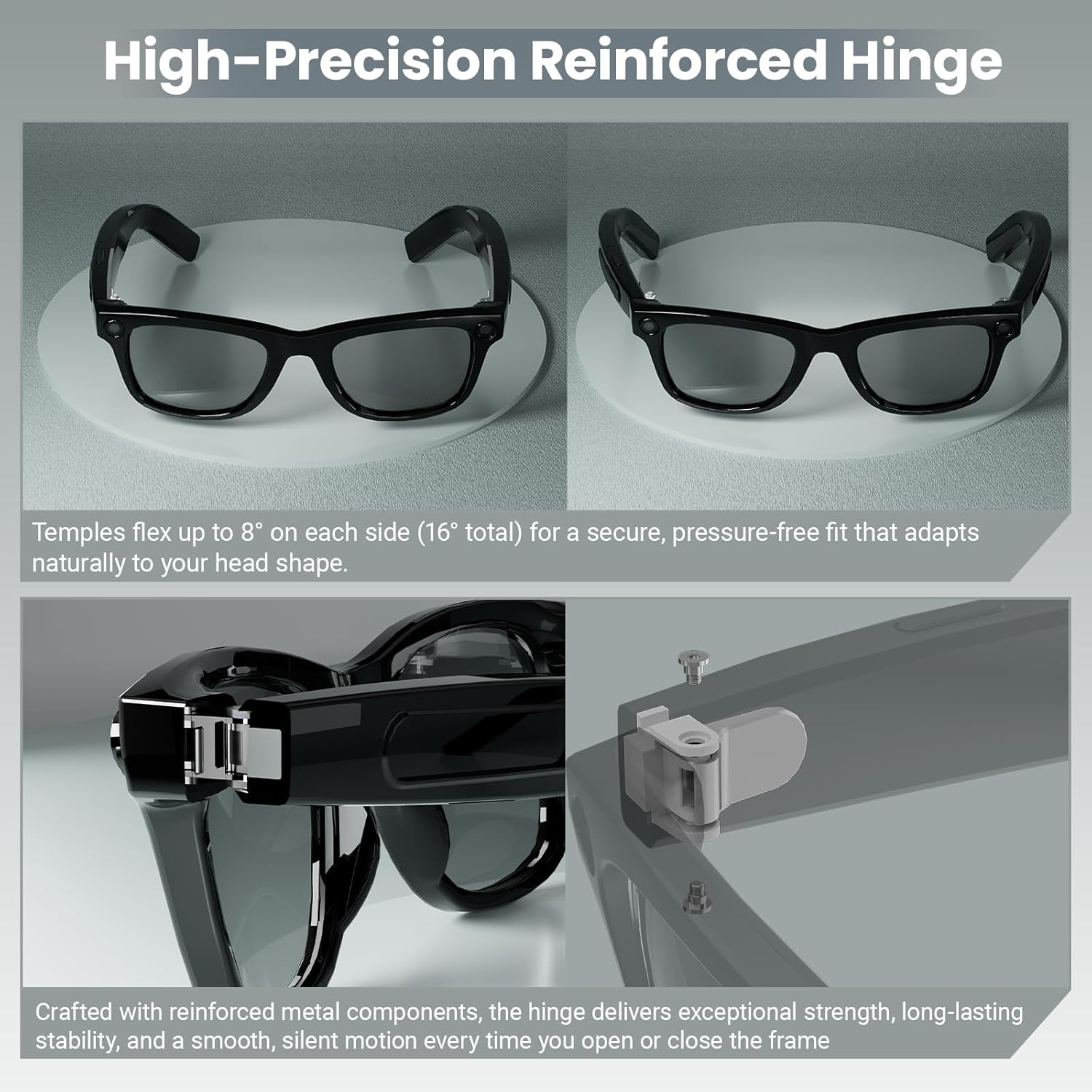 8MP AI Smart Glasses: 1080P Vi - Smart Glasses Lens review and price
