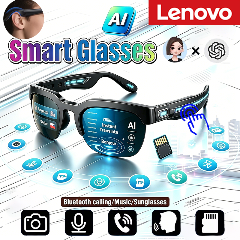 Lenovo HOT BT Audio Bone-Condu - Smart Glasses Lens review and price
