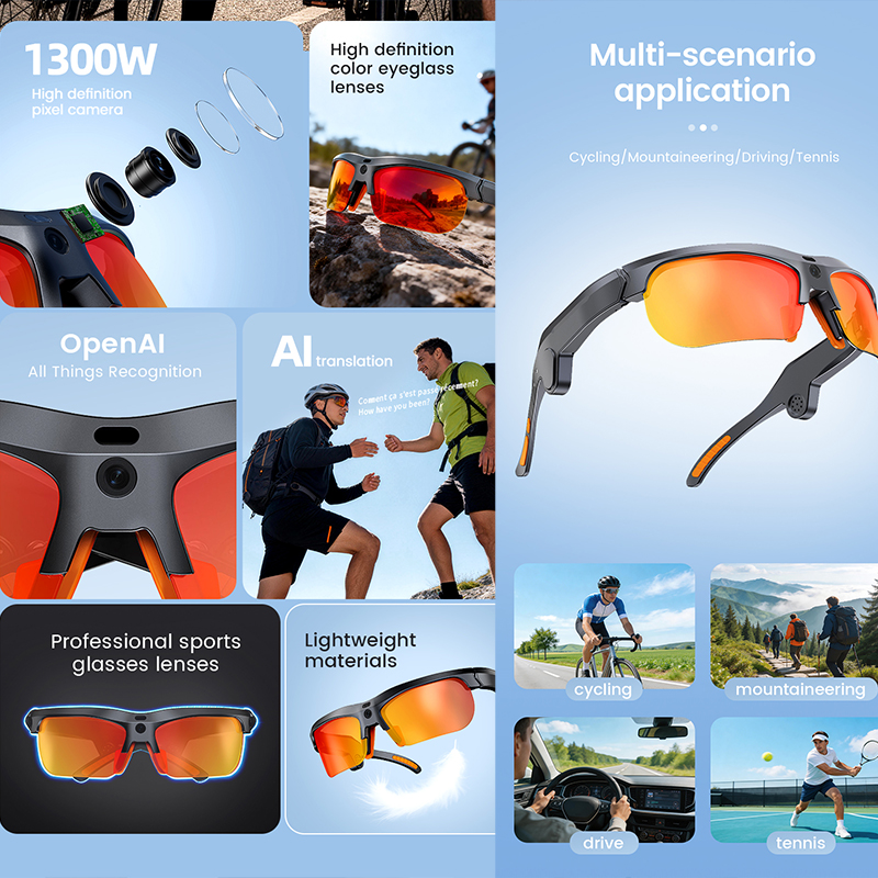 Cycling Smart Glasses AI Trans - Smart Glasses Lens review and price
