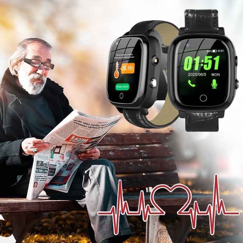 Elderly Smart Watch For Senior - Fall Detection Watch review and price