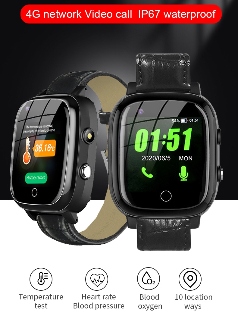 Elderly Smart Watch For Senior - Fall Detection Watch review and price