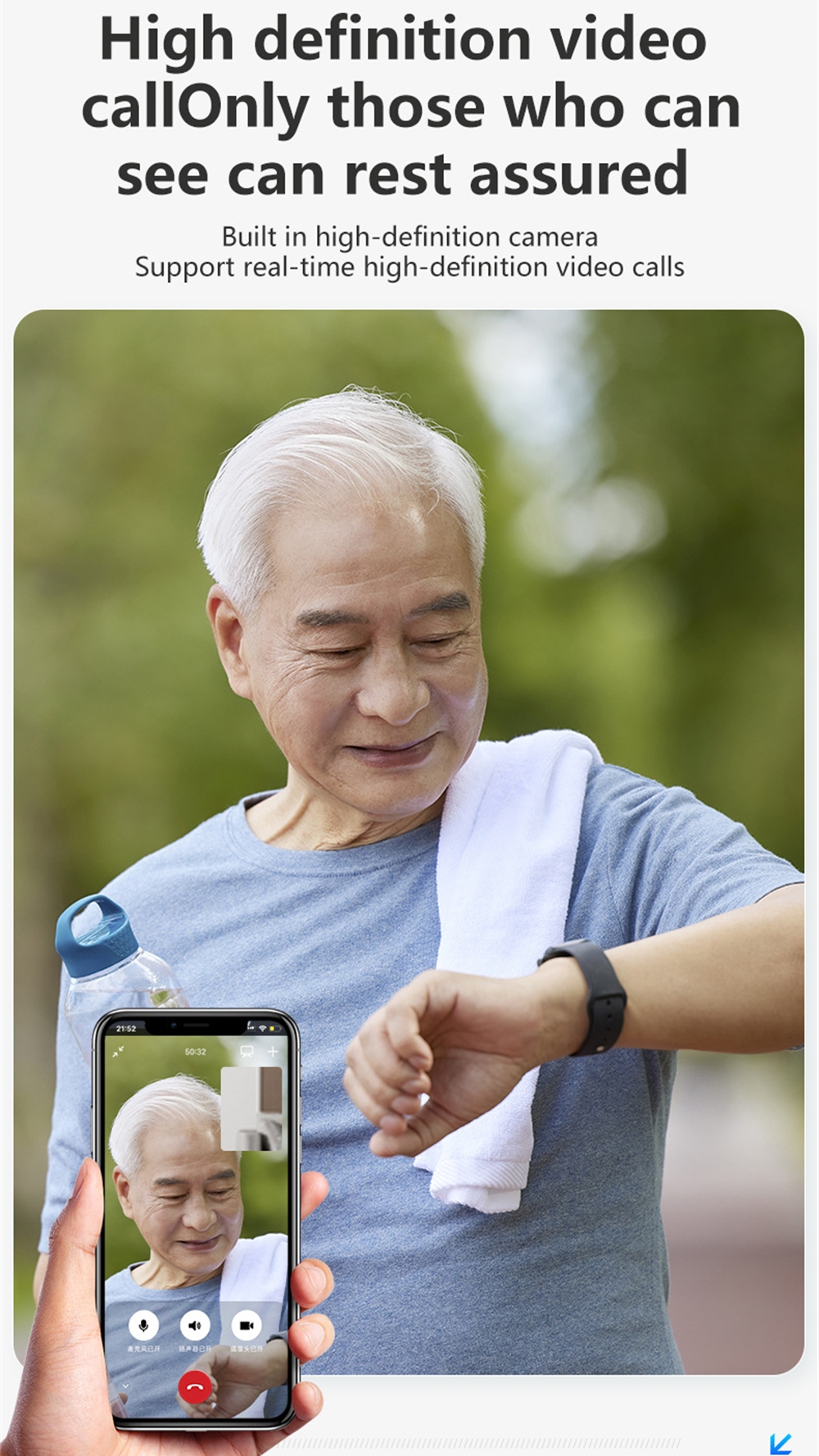 GPS Positioning Fall Detection - Fall Detection Watch review and price