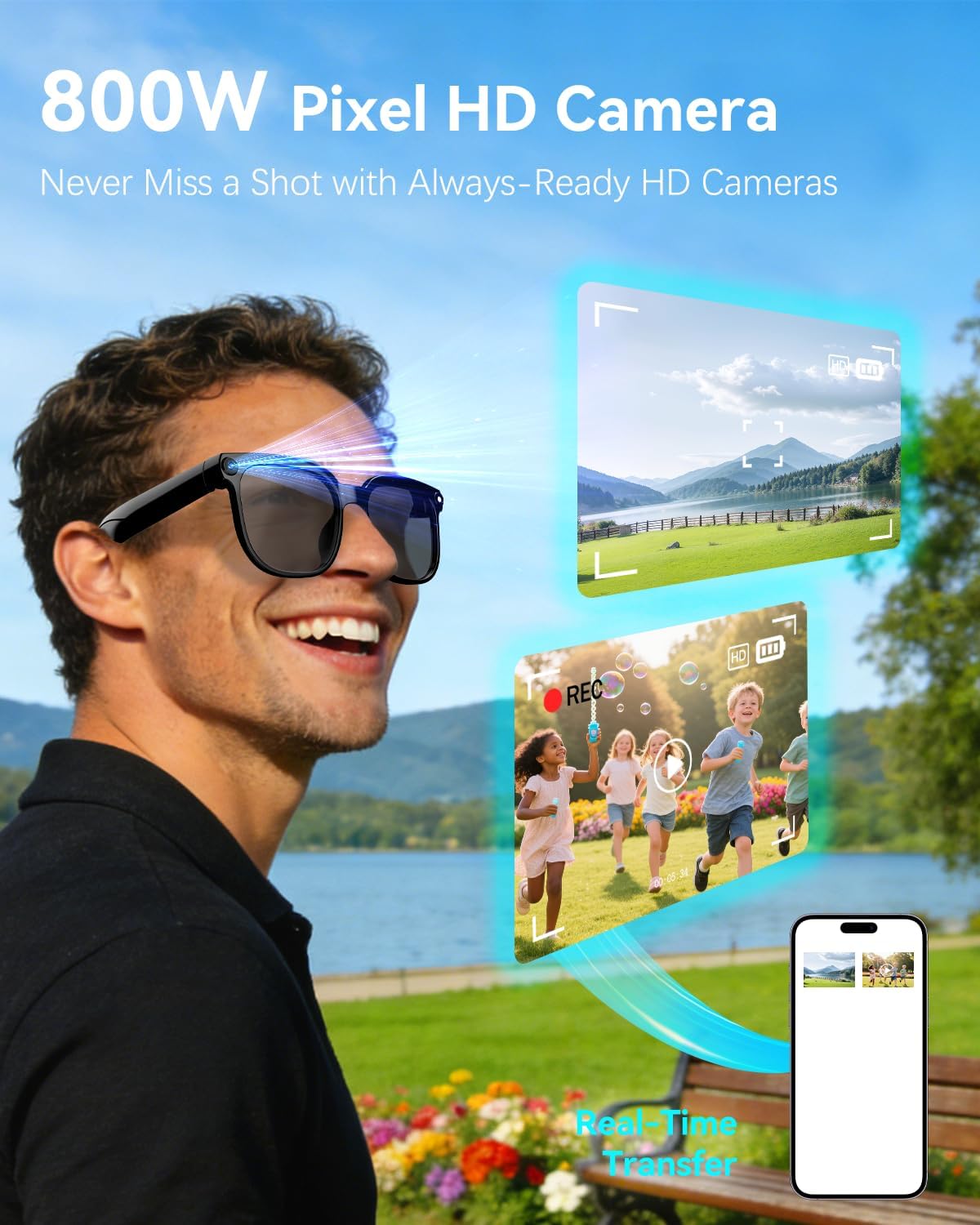 AI Smart Glasses: 8MP Camera,  - Smart Glasses Lens review and price