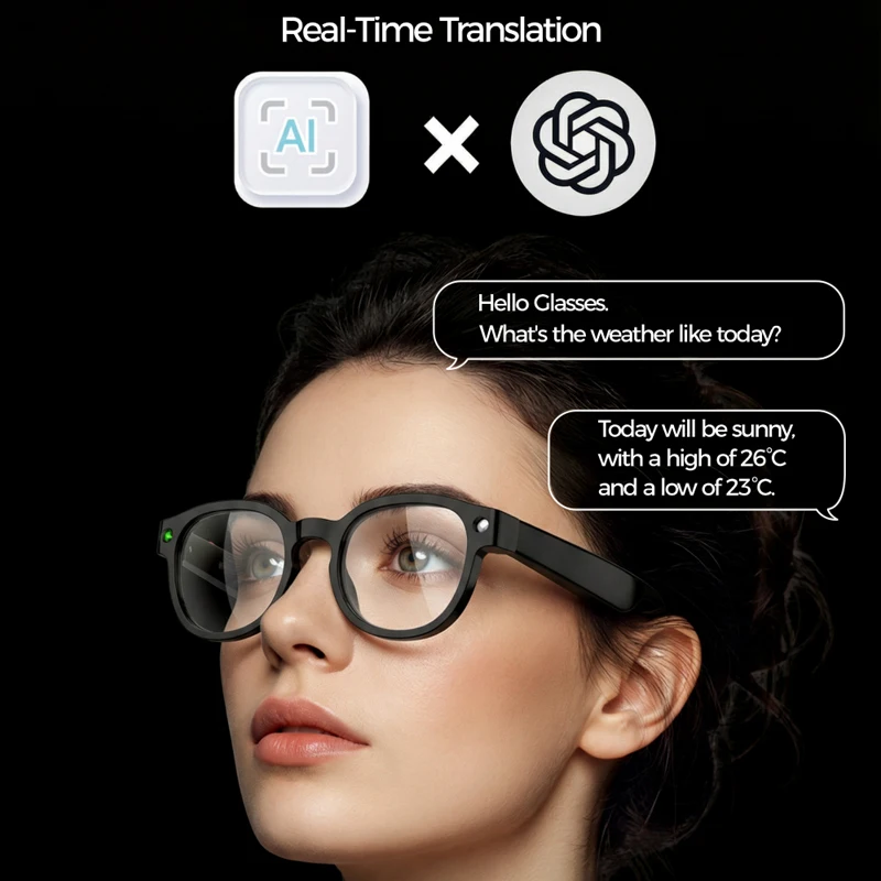 6K HD AI Camera Glasses 800MP  - Smart Glasses Lens review and price