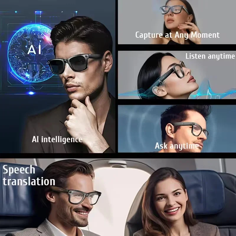 6K HD AI Camera Glasses 800MP  - Smart Glasses Lens review and price