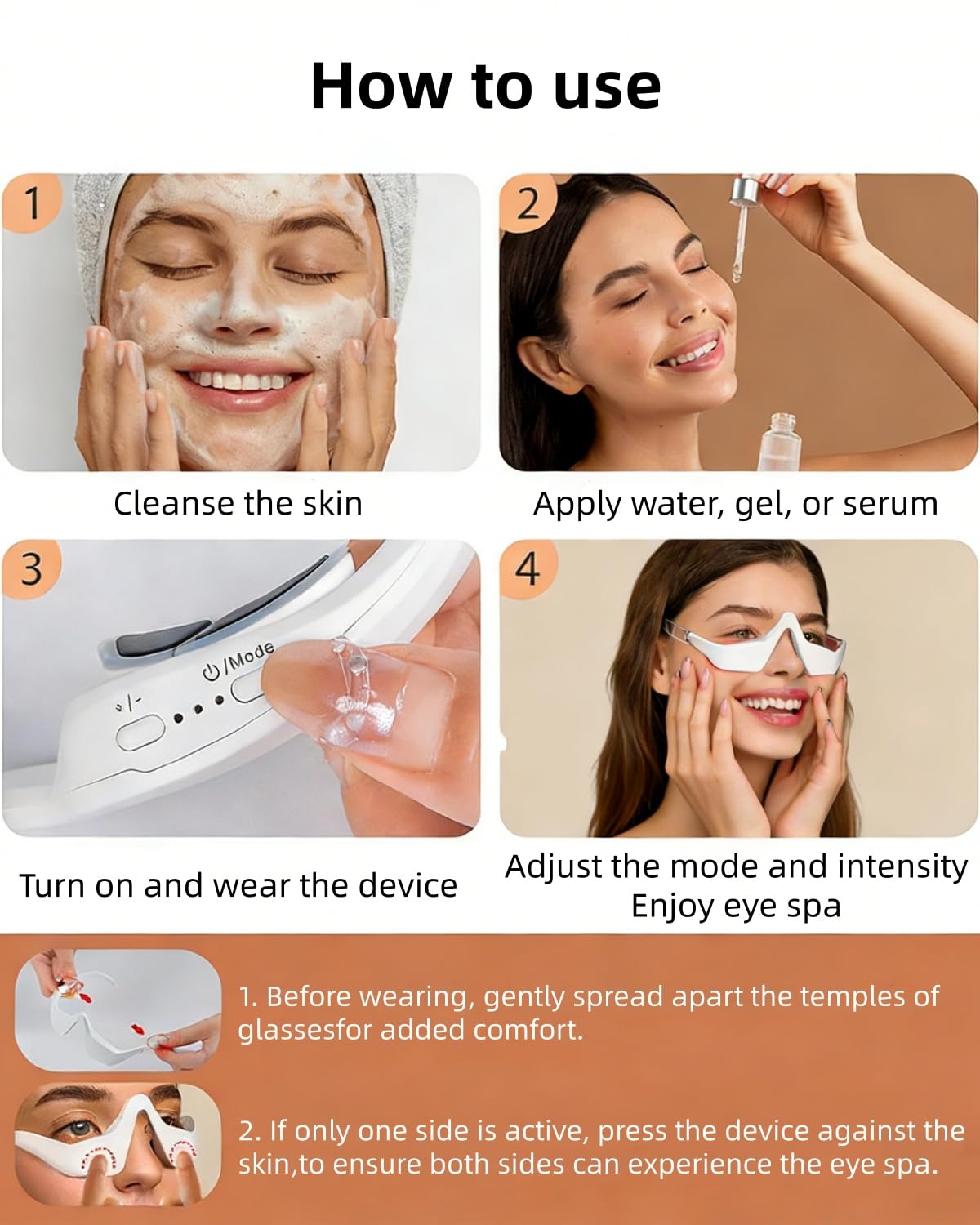 Under Eye Red Light Therapy De - Light Therapy Glasses review and price
