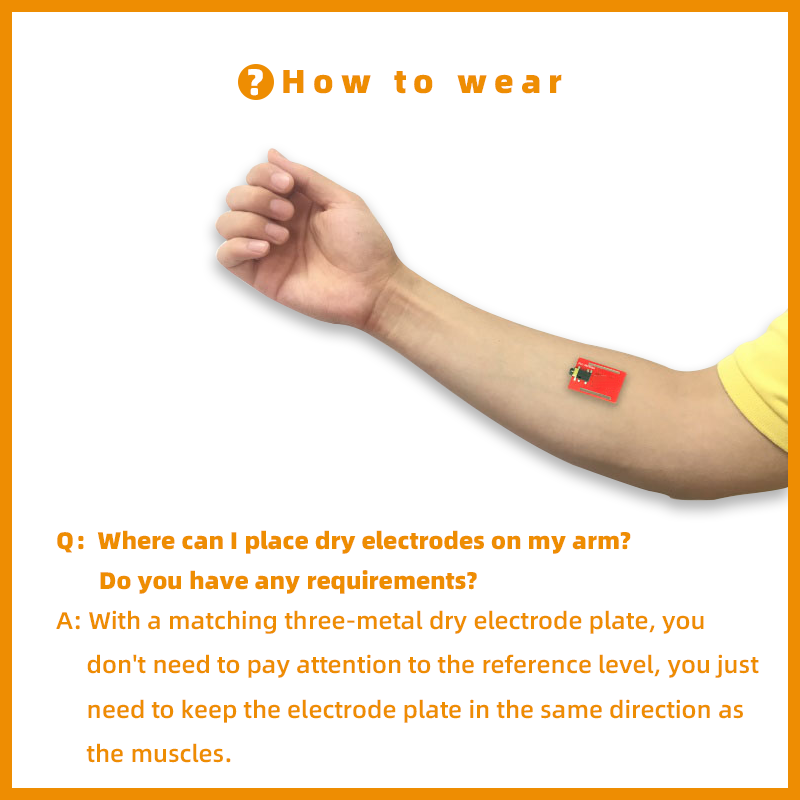Dry Electrode EMG Sensor Elect - Muscle Sensor Emg review and price