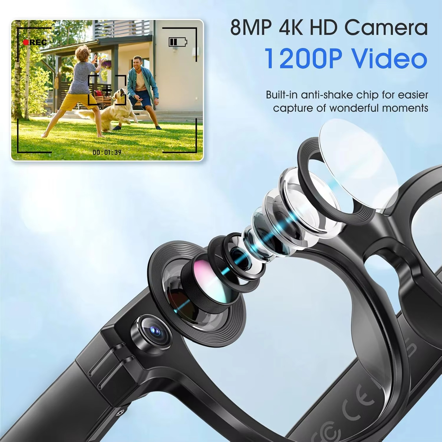 Xiaomi 800W Camera AI Glasses  - Smart Glasses Lens review and price