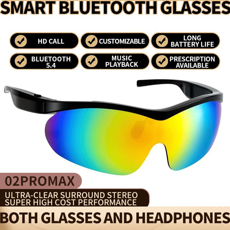 Smart Bluetooth Glasses 02pro  - Smart Glasses Lens review and price