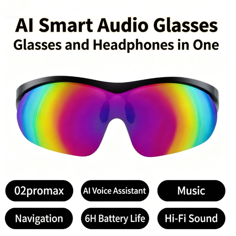Smart Bluetooth Glasses 02pro  - Smart Glasses Lens review and price
