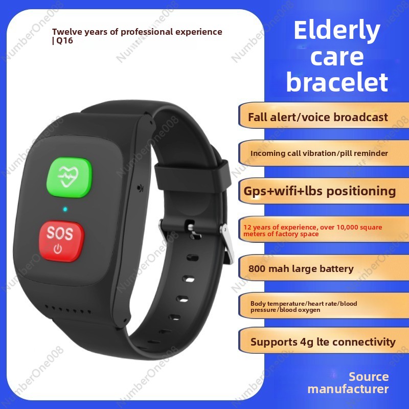 4G Smart Watch for Elderly, GP - Fall Detection Watch review and price