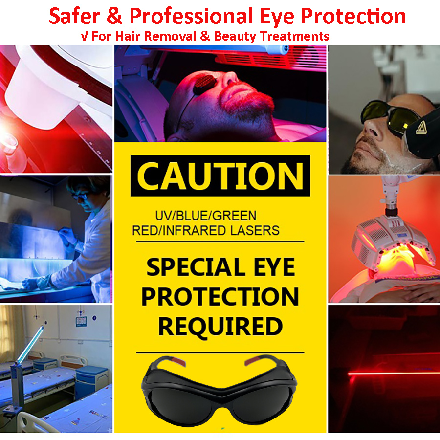 IPL Laser Hair Removal Glasse  - Light Therapy Glasses review and price