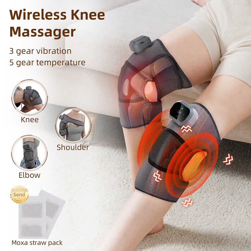3 in 1 Cordless Heating Vibrat - Smart Knee Wrap review and price