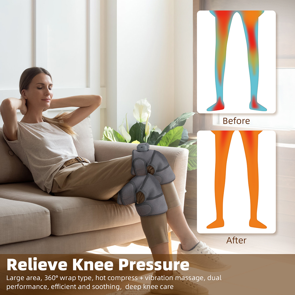 3 in 1 Cordless Heating Vibrat - Smart Knee Wrap review and price